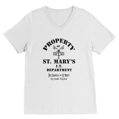 Property of St Mary's I.T. Department (UK) Classic V-Neck T-Shirt