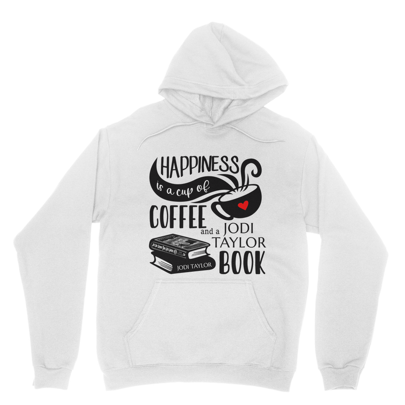 Happiness is a Cup of Coffee and a Jodi Taylor Book Classic Adult Hoodie up to 5XL