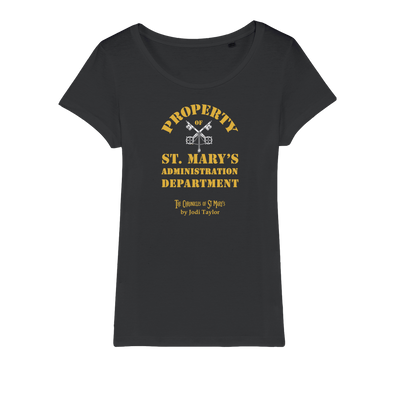 Property of St Mary's Administration Department (UK) Organic Jersey Womens T-Shirt