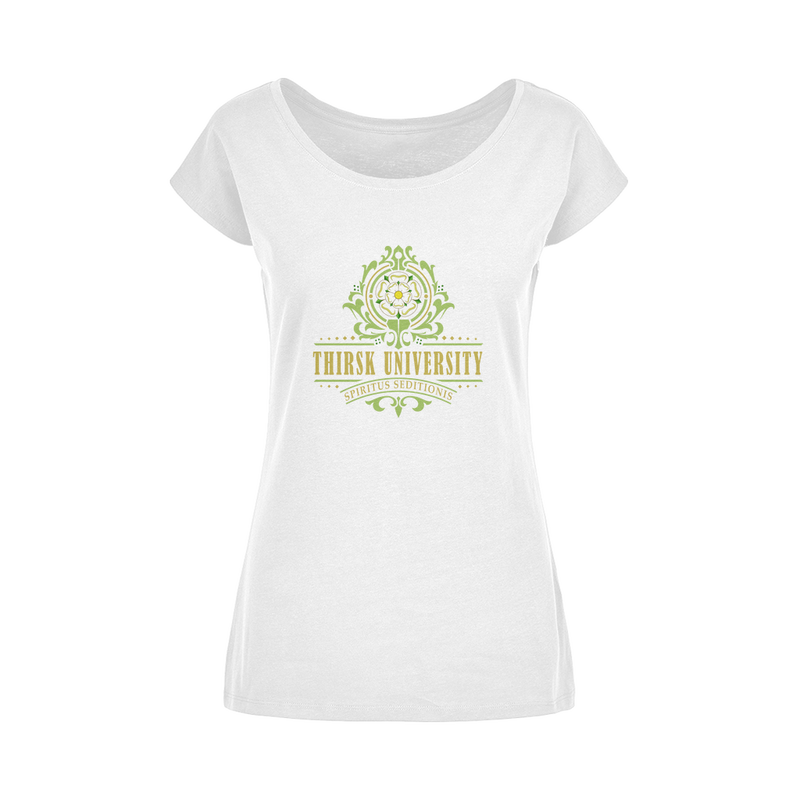 Thirsk University (UK) Wide Neck Womens T-Shirt XS-5XL