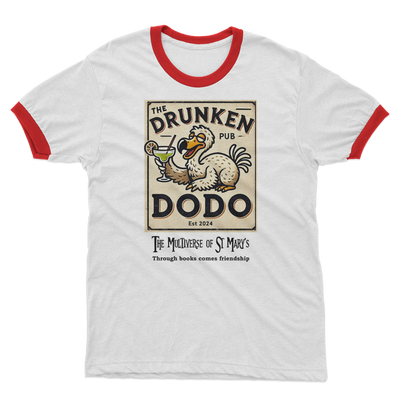 The Drunken Dodo Pub - Multiverse of St Mary's (UK) Adult Ringer T-Shirt