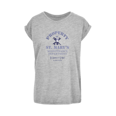 Property of St Mary's Maintenance Department (UK) Women's Extended Shoulder T-Shirt XS-5XL