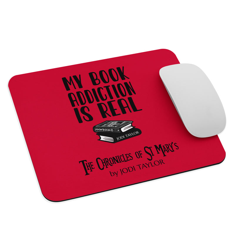 My Book Addiction Is Real Mouse pad (Europe & USA)
