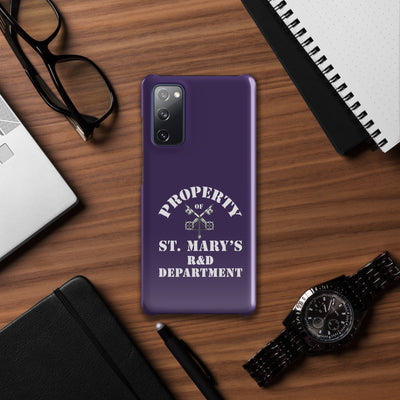 Property of St Mary's R&D Department Tough case for Samsung® (UK, Europe, USA, Canada, Australia, and New Zealand)