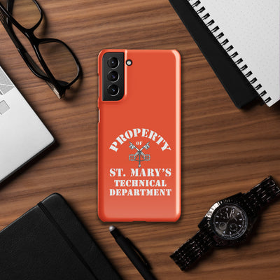 Property of St Mary's Technical Department Tough case for Samsung® (UK, Europe, USA, Canada, Australia, and New Zealand)