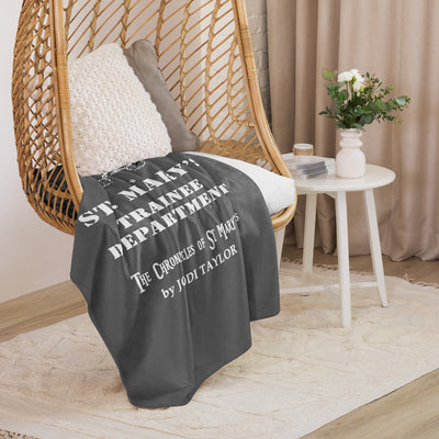 Property of St Mary's Trainee Department Sherpa blanket in 3 sizes (Europe & USA)