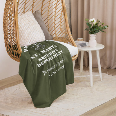 Property of St Mary's Security Department Sherpa blanket in 3 sizes (Europe & USA)