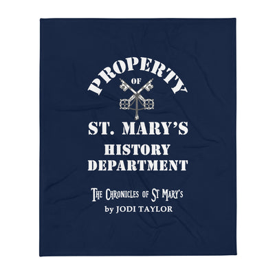 Property of St Mary's History Department Throw Blanket (Europe & USA)