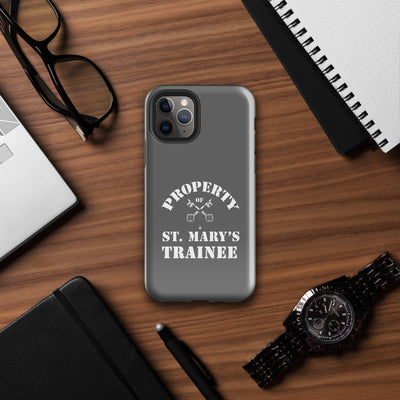 Property of St Mary's Trainee Department Tough Case for iPhone® (UK, Europe, USA, Canada, Australia, and New Zealand)