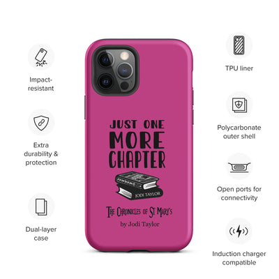 Just One More Chapter Tough Case for iPhone® (UK, Europe, USA, Canada, Australia, and New Zealand)