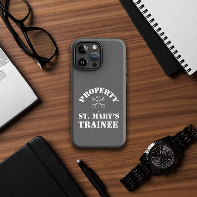 Property of St Mary's Trainee Department Tough Case for iPhone® (UK, Europe, USA, Canada, Australia, and New Zealand)