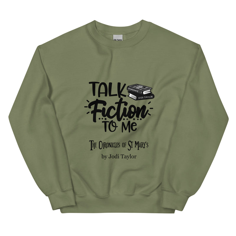 Talk Fiction To Me Unisex Sweatshirt up to 5XL (UK, Europe, USA, Canada and Australia)