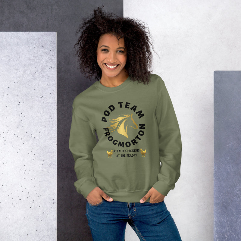 Pod Team Frogmorton Unisex Sweatshirt up to 5XL (UK, Europe, USA, Canada and Australia)