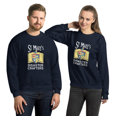 St Mary's Disaster Crafters Unisex Sweatshirt up to 5XL (UK, Europe, USA, Canada and Australia)