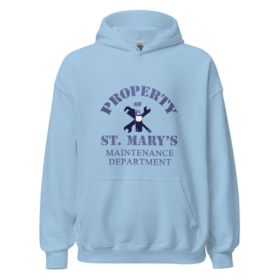 Property of St Mary's Maintenance Department Unisex Hoodie up to 5XL (UK, Europe, USA, Canada and Australia)Unisex Hoodie