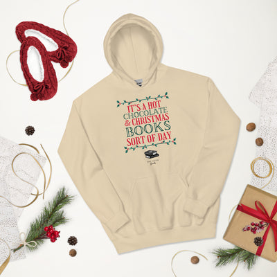 It's A Hot Chocolate And Christmas Book Sort Of Day unisex hoodie up to 5XL (UK, Europe, USA, Canada, Australia)