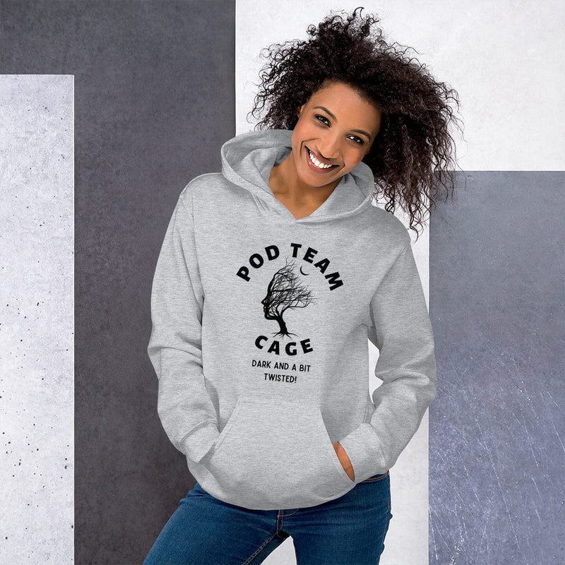 Pod Team Cage Unisex Hoodie up to 5XL (UK, Europe, USA, Canada and Australia)
