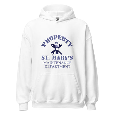 Property of St Mary's Maintenance Department Unisex Hoodie up to 5XL (UK, Europe, USA, Canada and Australia)Unisex Hoodie