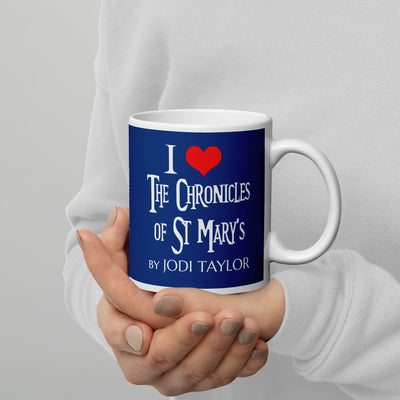 I Love the Chronicles of St Mary's mug available 3 sizes (UK, Europe, USA, Canada and Australia)