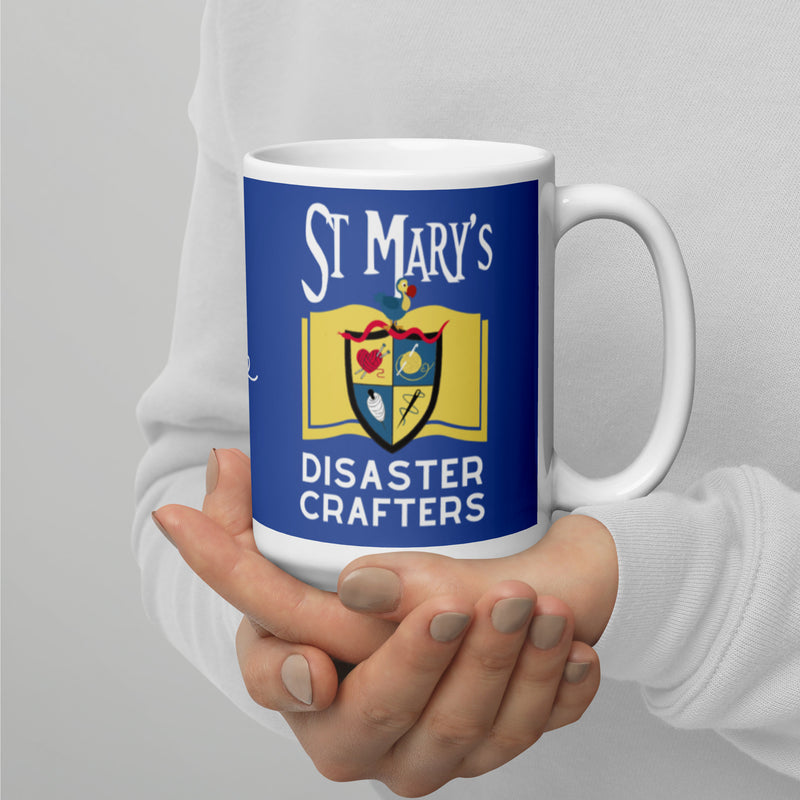 St Mary’s Disaster Crafters mug (UK, Europe, USA, Canada, Australia) - Jodi Taylor Books